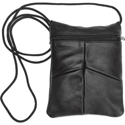 Sheepskin Crossbody Bags for Women Soft Leather Cell Phone Purses Messenger Bag