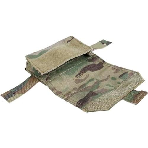 Outdoor Tactical Helmet Battery Pouch Case Helmet MC Paste attached Pouch Battery Storage Bag