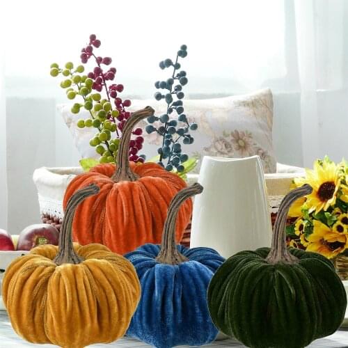 Pumpkin Plush Throw Pillows Soft Velvet Pillow Cushion Halloween Pumpkins Decorative Couch Pillow for Kids Toddlers Babies