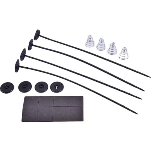 Universal Auto Accessory Single Electric Radiator Fan Mounting Kit Tie Strap Pads Electric Fan Accesssory