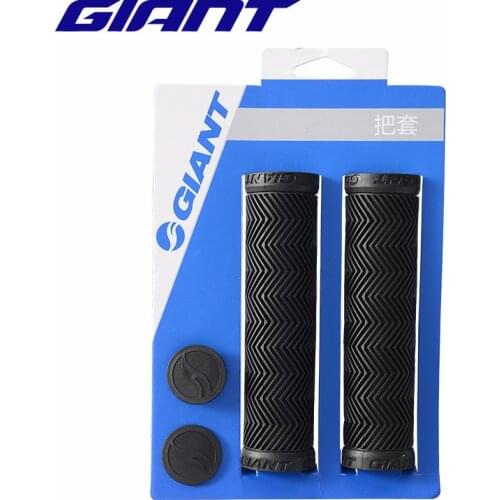 GIANT GBT-3 MTB Bicycle Grips for XTC Series Rubber Handlebar Grips Shock Absorbing Soft Mountain Bike Grips