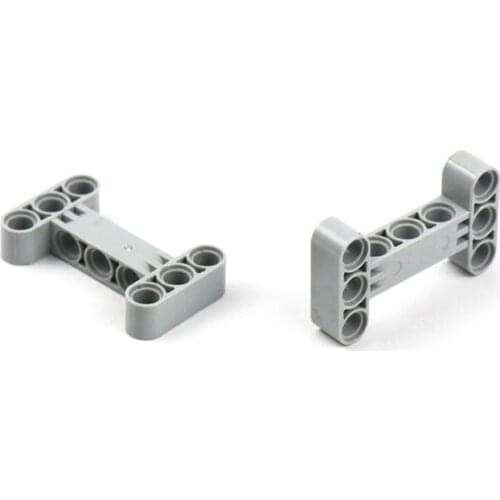 100pcs Technical Liftarm Beam H-Shape Arm Perpendicular Thick MOC Building Block Brick Technical Parts 14720 Technical Beam 3x5