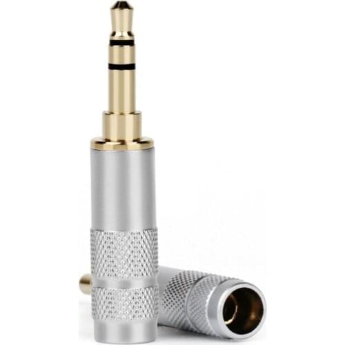 3.5mm Earphone Jack Plug 3 Pole Stereo 24K Gold Plated Copper Mini Jack Adapter Audio Plugs and Connectors Hifi 3.5 Headphone