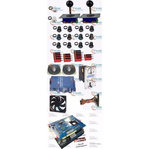 Arcade Parts Bundles Kit With Multi-games 2019 in 1 Game Board Joystick Pushbutton Microswitch to Build Up Arcade Game Machine