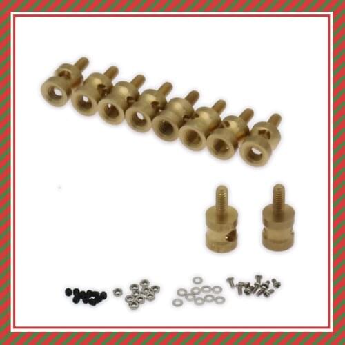 Freeshipping 1mm 1.5mm 2.0mm M2 Brass Servo Arm Pull-Push Wire Connector Quick Regulator Quick Adjuster For RC Airplane Aircraft