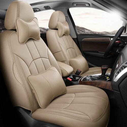 Custom cowhide car seat cover for Fiat Punto Bravo Linea Freemont Buick Encore excelle gx Verano LaCrosse regal car accessories