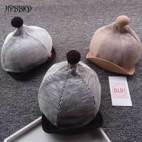 HPBBKD Fashion New Cute Baby Girl Hat Newborn Infant Toddler Cap Girl Boy Baby Unisex Cotton lovely Cap For Boys Kids Hat GH380
