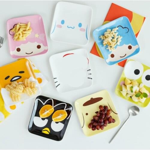 Kitty ceramics Dish breakfast Korean Dishes Soup Bowl Dessert bowl Children tableware Kitchen Household Dinnerware
