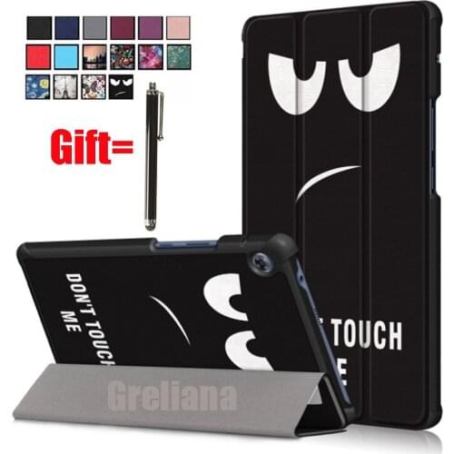 For Huawei MatePad T8 Leather Case Cover Folding Magnetic Smart Stand Shell for Huawei T8 Kobe2-L09 Kobe2-L03 8" Tablet Cover