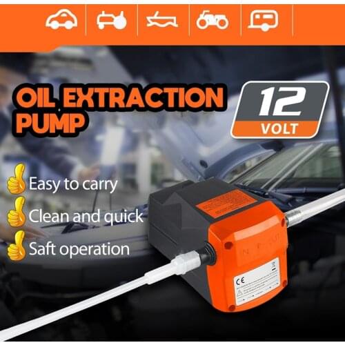 Oil Pump for Oil Change, 12V 80W Electric Oil Pump Marine Oil Change Pump, for Boat, Car, Motorcycle