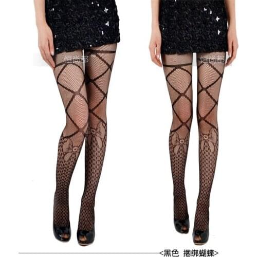 Fashion Womens Tights Beauty Fishnet Bas Sexy Stocking Tease Cute Womens Knee High Leg Warmer Candy Pantyhose Girl Stockings