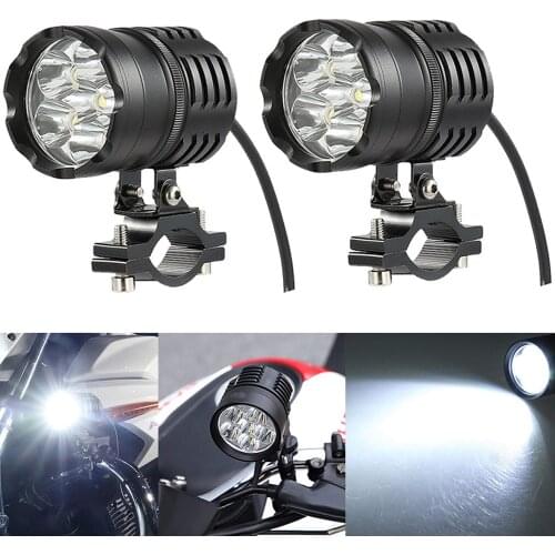 Motorcycle Headlight Moto led Lamps For BMW-R1200GS F800 F700GS YAMAHA-R1 R2 R3 R6 Front Brackets Motorbike Fog Passing Light