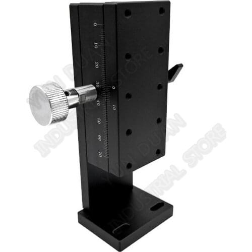 30mm travel Z Axis Lift Manual Precision Fine Tuning platform 40*90MM Dovetail Groove Guide adjustment Optical Sliding lifting