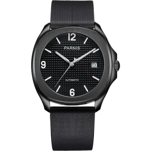 Parnis Automatic Watch Minimalist Watch Men Wrist Watch 2019 Miyota Sapphire Crystal Mechanical Watches relogio masculino Gift