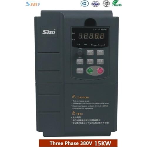 SJZO 511 Series Heavy Load AC Driver Frequency Supplier 3 Phase 380V 15KW VSD Frequency Inverters And Converters AC Drive VFD