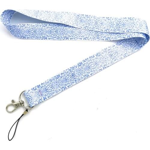 Butterfly Neck Strap Lanyard for Keys Cameras USB ID Card Badge Holder DIY Hang Rope Webbing Lanyards Mobile Phone Accessories