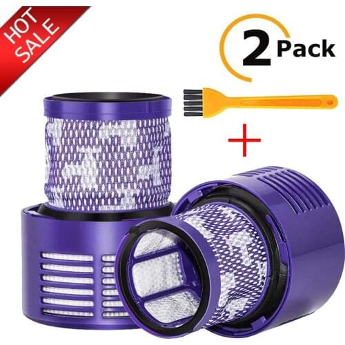 2Pcs Filter Replacemenet for Dyson Cyclone V10 SV12 Absolute Animal Total Clean Vacuum Cleaner parts HEPA Pre Filter