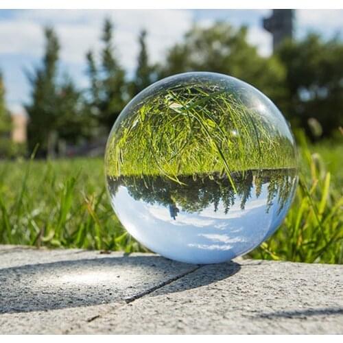 50-80cm Decorative Balls Magic Ball Crystal Quartz FengShui Photography Glass Crystals Craft Travel Take Pictures Home Decor