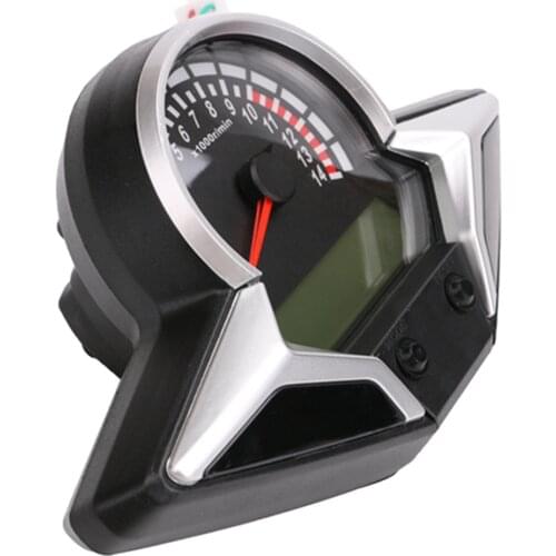 199 KMH MPH 15000 rpm LCD Digital Speedometer Tachometer Odometer kmh with LED Backlights for Honda CBR250R CBR 250