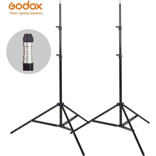 2pcs Godox 302 200cm Light Stand Tripod With 1/4 Screw Head with Camera Tripod Lamp Holder Flash Bracket