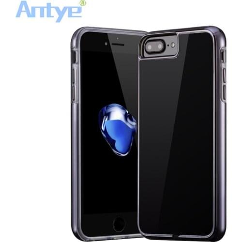 2-in-1 Qi Wireless Charger Charging Receiver Case for iPhone 7 7 Plus Phone Charging Receiver Ultra Slim Soft Mirror Back Cover