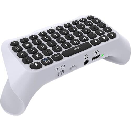 3.5mm Wireless Gaming Controller Keyboard Bluetooth 3.0 Keypad with Built-in Speaker for PS5 Accessories