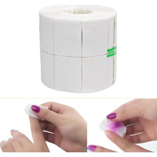 300/500pcs/roll Nail Tools White Nail Polish Remover Wipes Nail Art Tips Manicure Clean Wipes Cotton Lint Pads Paper