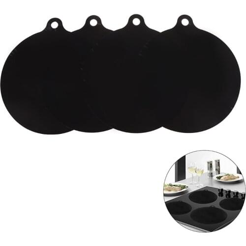 4 Pack Electric Induction Cooker Protector Mat Anti-slip Mat Silicone Cooktop Scratch Protector Cover Heat Insulated Mat