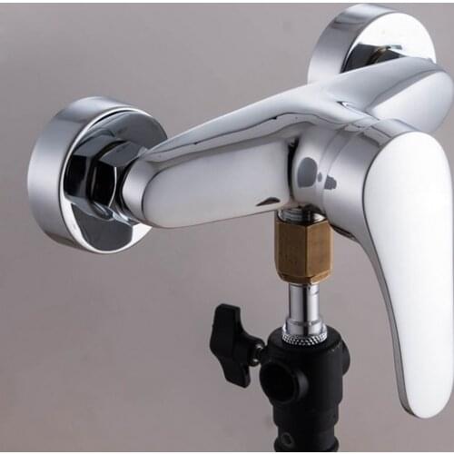 Free shipping Hot selling solid brass bathroom shower faucet with single handle dual hole bathroom shower tap