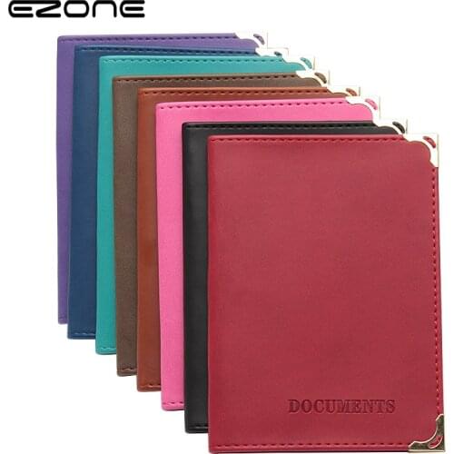 EZONE Auto Drivers License Bag PU Leather Cover For Car Driving Documents Card Credit Holder Wallet Driving Permit Case Shell