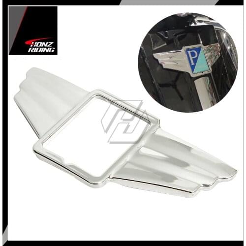 For Piaggio Vespa GTS300 GTS 300 Super Motorcycle Chrome Wings Logo Trim
