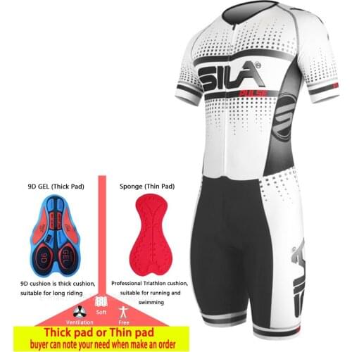 SILA 2020 Men Cycling Jersey Triathlon Clothing Tri Suit Skinsuit Kit Swim Run Jumpsuit Conjunto Ropa Ciclismo Hombre Bike Sport