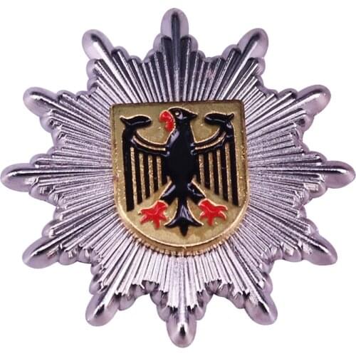 German Eagle Crest Pin Deutschland Coat of Arms Jewelry