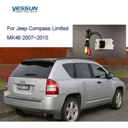 Yessun License Plate Rear View Camera For Jeep Grand Cherokee WK WK2 Liberty Compass Patriot CCD nightview rear camera