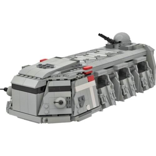 MOC War Troop Transport Car Building Blocks for Star of Space Wars Series Soldiers Vehicle Toys for Children Birthday Gifts