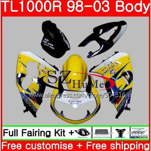Body For SUZUKI TL1000 R Blue SALE TL 1000 R TL1000R 98 99 00 01 02 03 41SH18 TL 1000R 1998 1999 2000 2001 2002 2003 Fairings