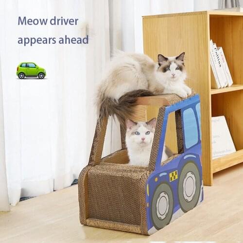 Cat Scratcher Large Cat Litter Cat Scratcher Lounge All-in-one Corrugated Cat Scratcher Cardboard Non-shaving Anti-wear Vertical