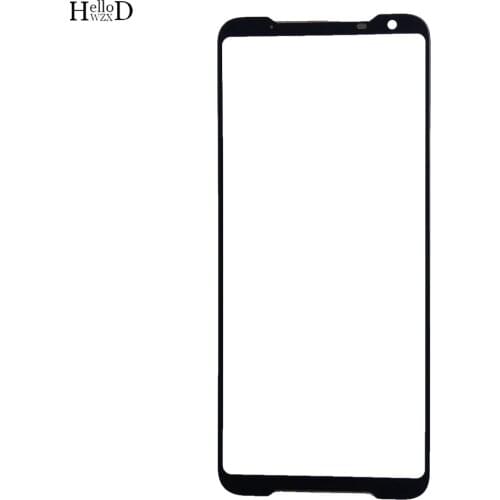 Mobile Phone Front Glass For Asus Rog Phone 2 Front Outer Glass FrontGlass ( No Touch Screen ) OCA Glue