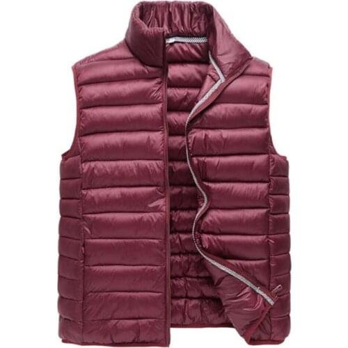 Men Autumn Plus Size Thick Jackets Winter Oversized Warm Down Parkas Male Down Vests Men Spring Down Outerwear Waistcoat Gilet