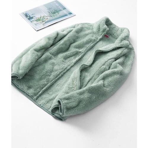 Men Winter Coral Fleece Coat Womens Anti-Snow Jacket Double-Sided Soft Mens Thickened Outwear Warm Outdoor Top Stormcoat Liner