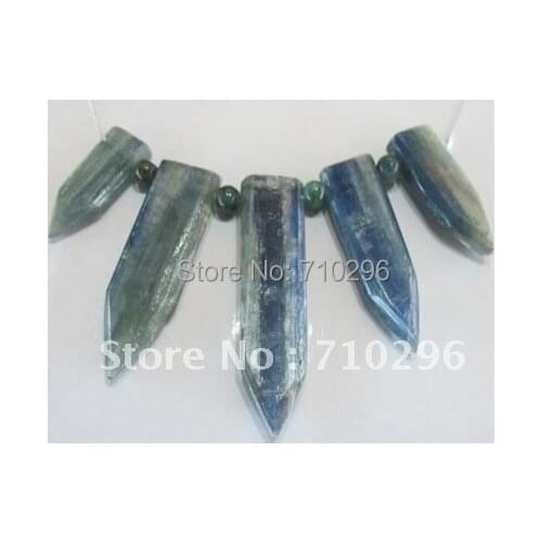 Natural Kyanite Bead Pendant Semi Gem stone Pendants Fashion gem stone Jewelry Necklace Pendant