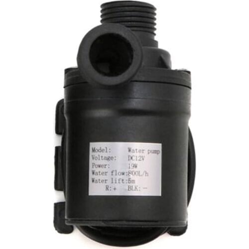 Ultra Quiet Mini DC12/24V 800L/H Brushless Motor Submersible Water Pump Electric Heat Resistant Water Pumps