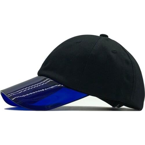 Simple cotton summer baseball cap for Girl snapback hat Transparent brim bone cap gorras casual casquette women baseball hat