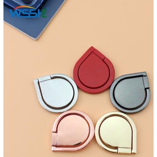 Luxury metal Mobile Phone Socket Holder Universal 360 Degree Rotatio Finger Ring Holder Magnetic For iPhone 8 X XS XSMAX
