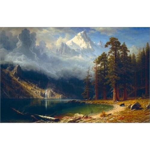 Needlework for embroidery DIY French DMC High Quality - Counted Cross Stitch Kits 14 ct Oil painting - Mount Corcoran