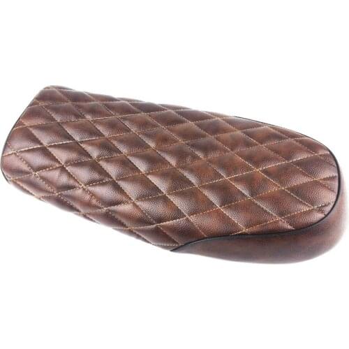 SAFFEN Motorcycle Retro Cafe Racer Seat Saddle Flat pan Brat Seat Vintage Scramble for CG125 CB350 CB400 CB500 CB750 SR400 XJ XS