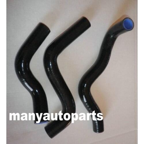 FOR Mazda RX-8 SE3P 13B-MSP NA silicone radiator BLACK hose 2003-04 05 2006 2007 2008