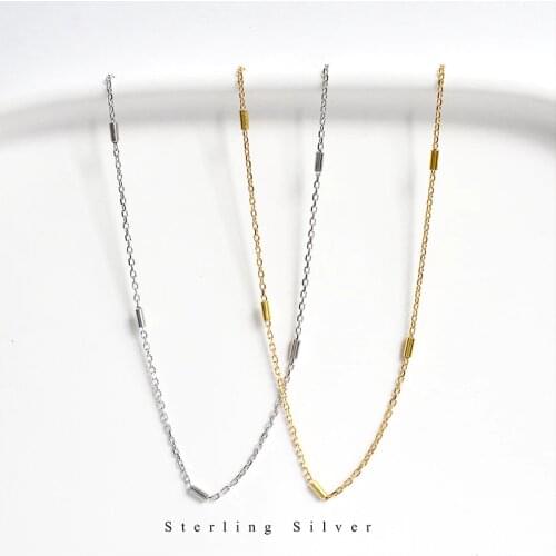 SMILE MORNING Silver Chains