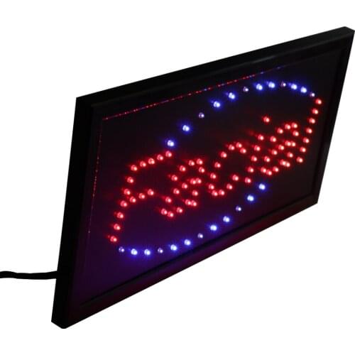 CHENXI Led Facial Beauty Shop Business Open Sign Lights Anitmated Animated Massage Spa Store Advertising Display 19*10 Inch