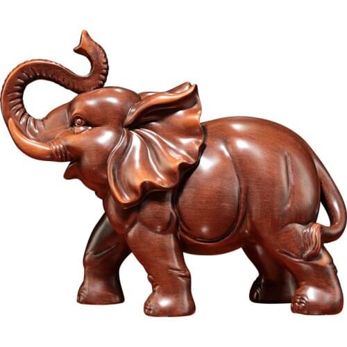 Elephant Decoration Resin Crafts Office Home Tv Cabinet Wine Figurines Miniatures Ornaments Creative Opening Gifts